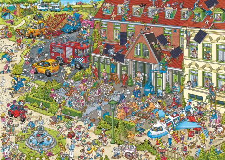 Puzzel 1000 stukjes Ray Comic Holiday resort 2: The hotel