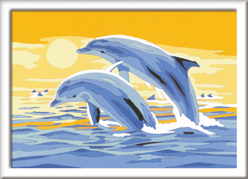 Ravensburger CreArt Serie E - Delightful Dolphins