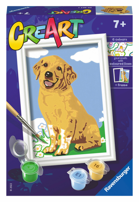 Ravensburger CreArt Serie F - Friendly Retriever