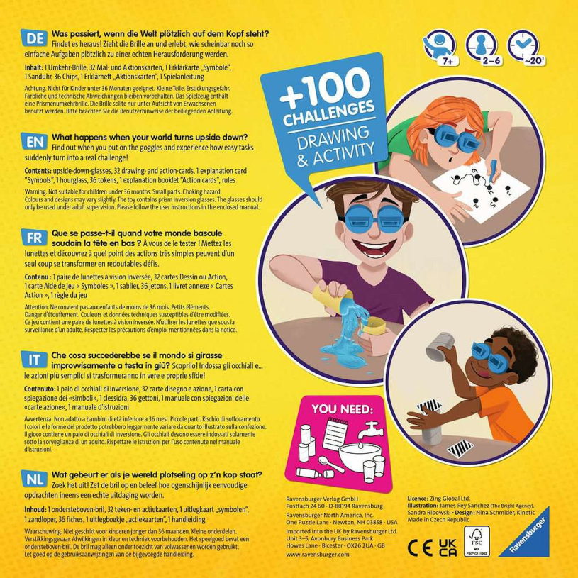 Vrolijke kinderspellen Upside down Challenge