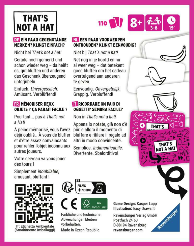 Ravensburger Thats not a hat