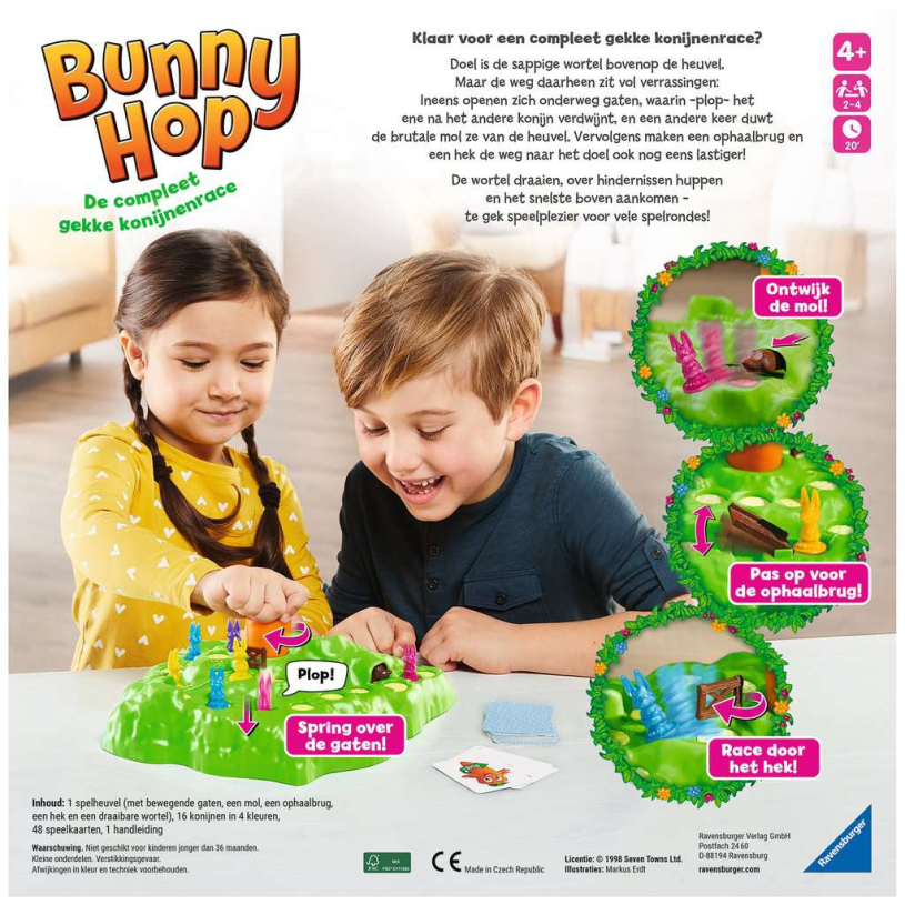 Vrolijke kinderspellen Bunny Hop