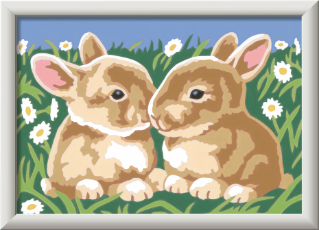 Ravensburger CreArt Serie E - Fluffy Bunnies
