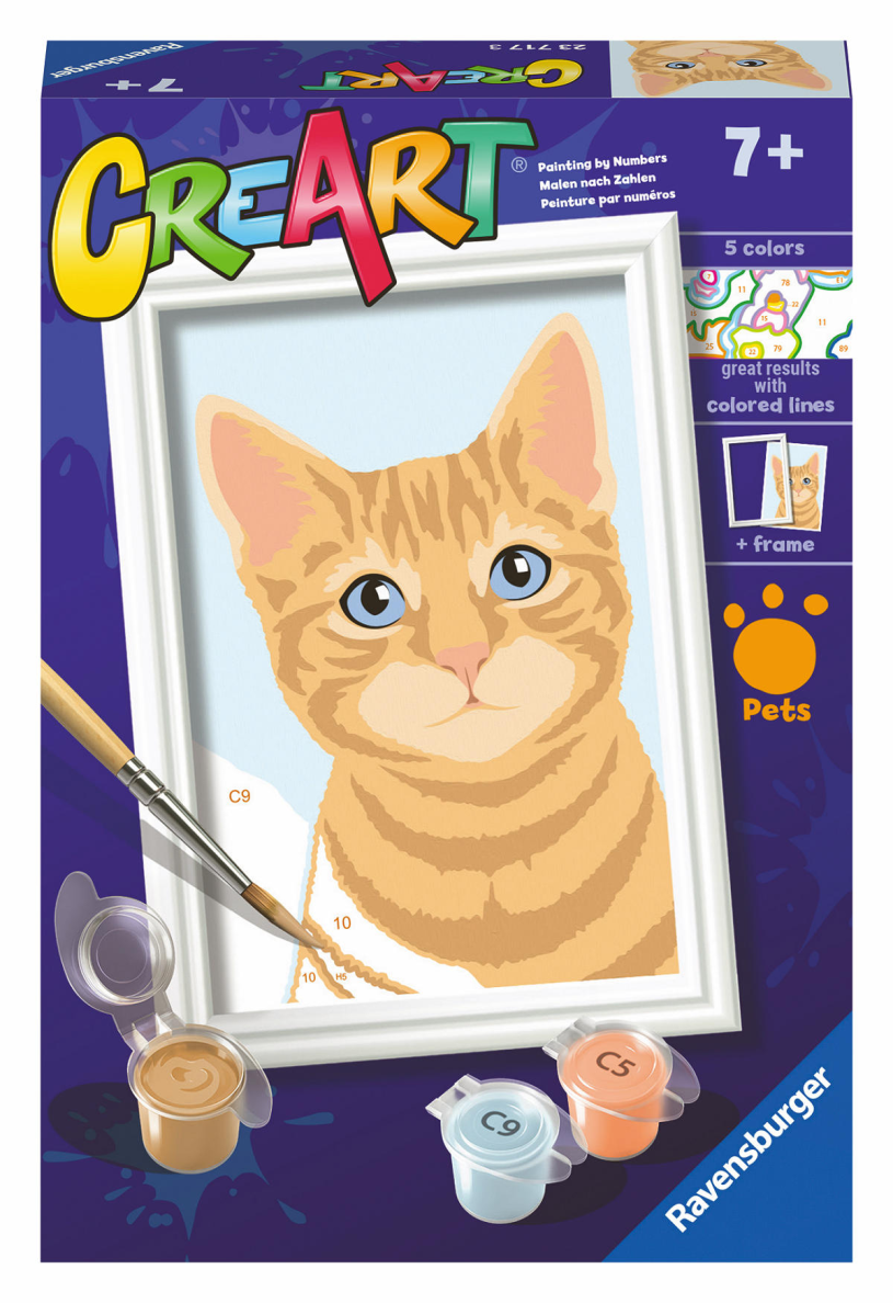 Ravensburger CreArt Serie F - Orange Tabby