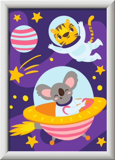 Ravensburger CreArt Serie E - Animals in Space