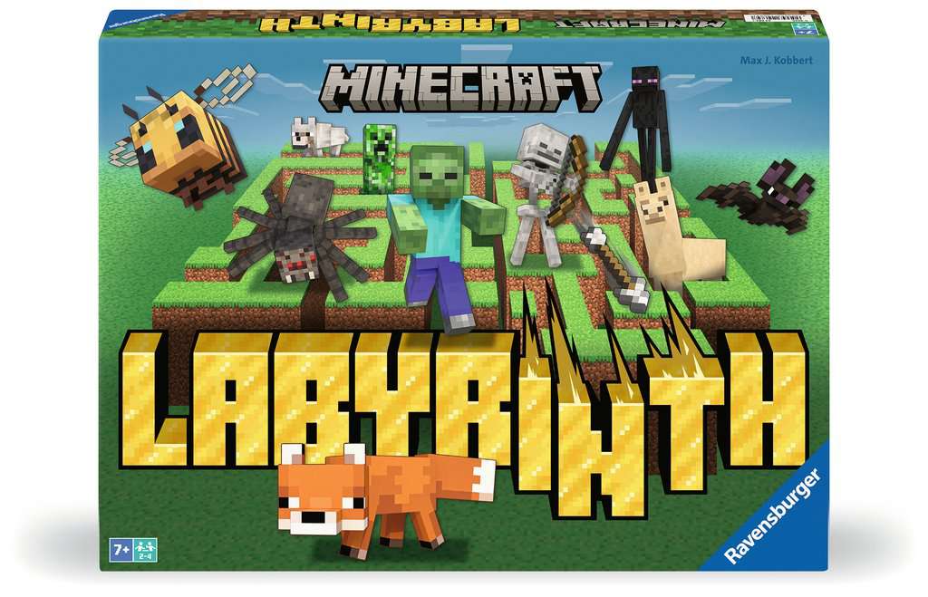 Vrolijke kinderspellen Minecraft Labyrinth