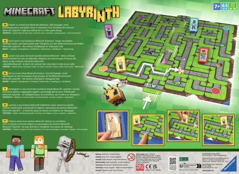 Vrolijke kinderspellen Minecraft Labyrinth