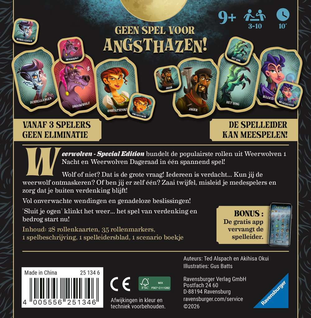 Gezelschapsspel Weerwolven Special Edition