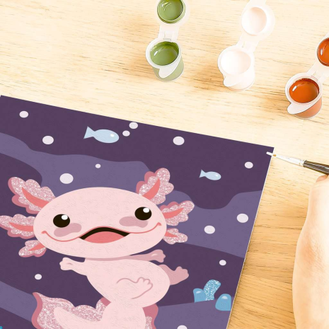 Ravensburger CreArt Serie E Glitter - Axolotl