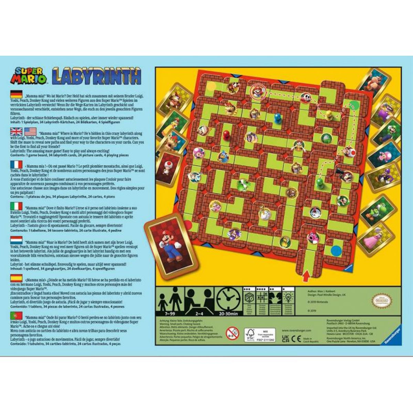 Gezelschapsspel Super Mario Labyrinth