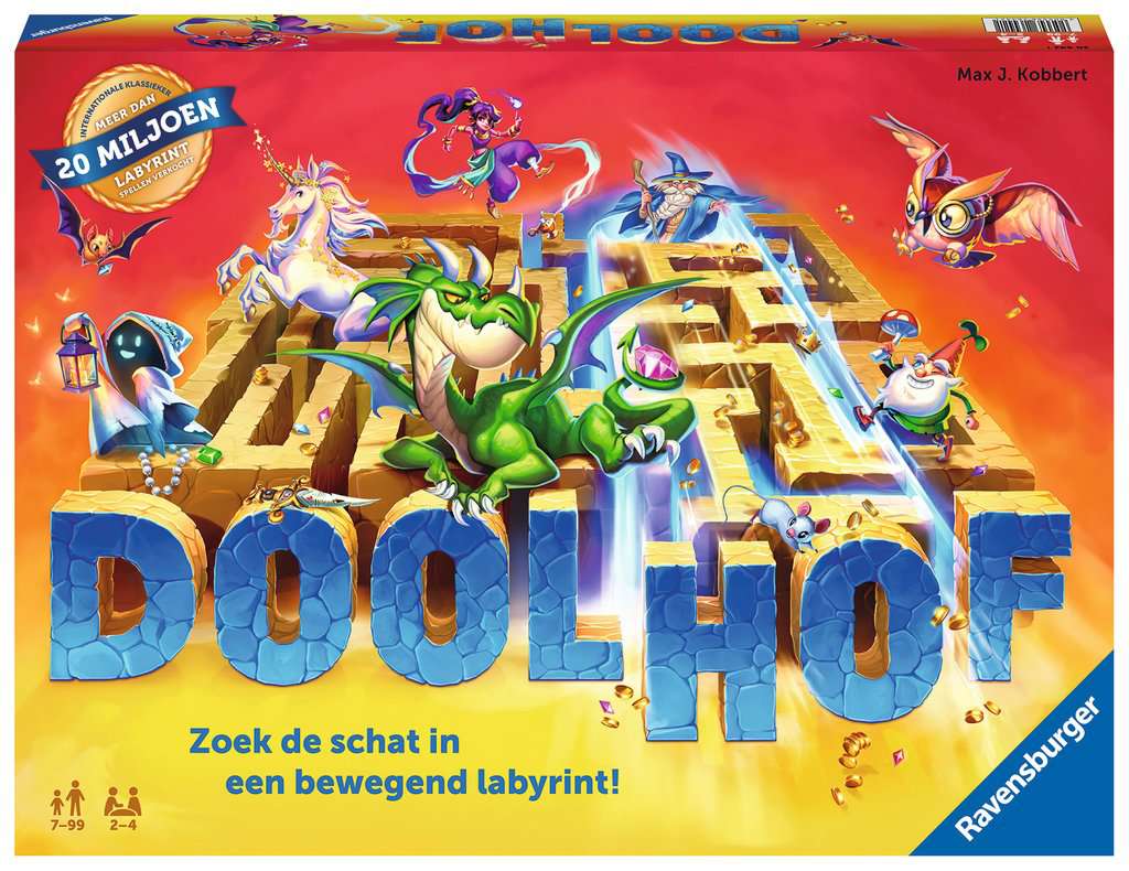Spellen voor het gezin Doolhof