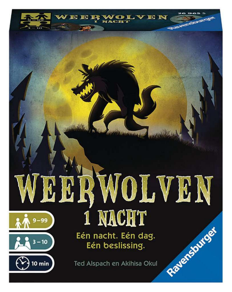 Gezelschapsspel Weerwolven 1 nacht