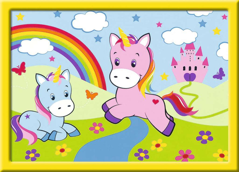 Schilderen op nummer Serie E Eenhoornwereld