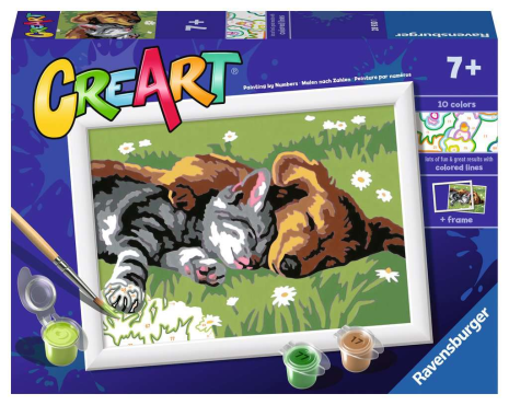 Ravensburger CreArt Serie E - Sleeping Cats and Dogs