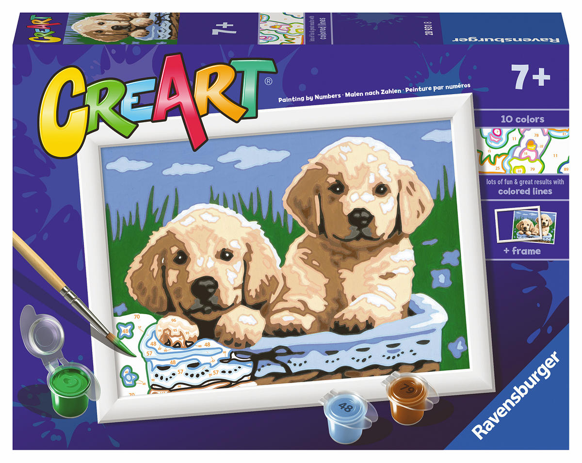 Ravensburger CreArt Serie E - Cute Puppies