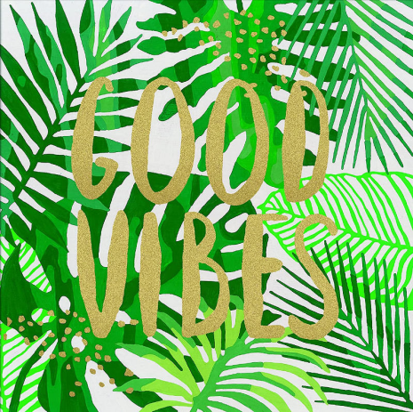 Creart Vierkant - Good vibes