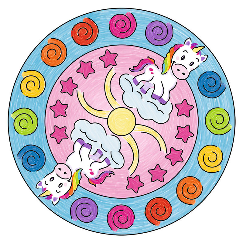 Mandala-Designer mini Unicorn