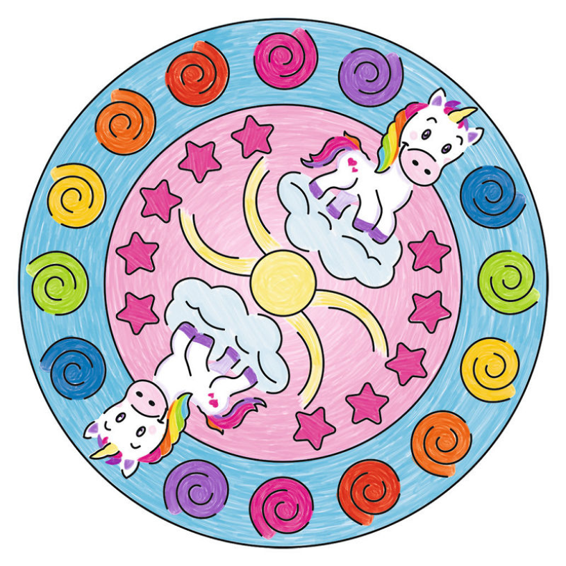 Mandala-Designer mini Unicorn