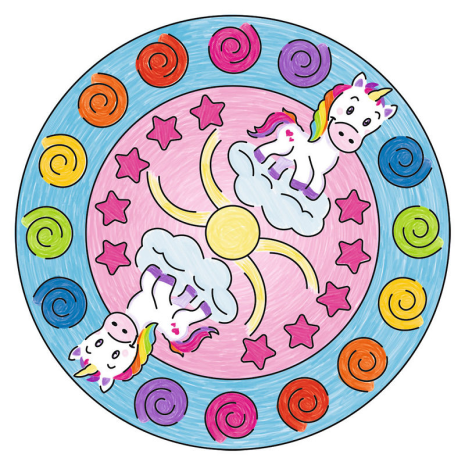 Mandala-Designer mini Unicorn