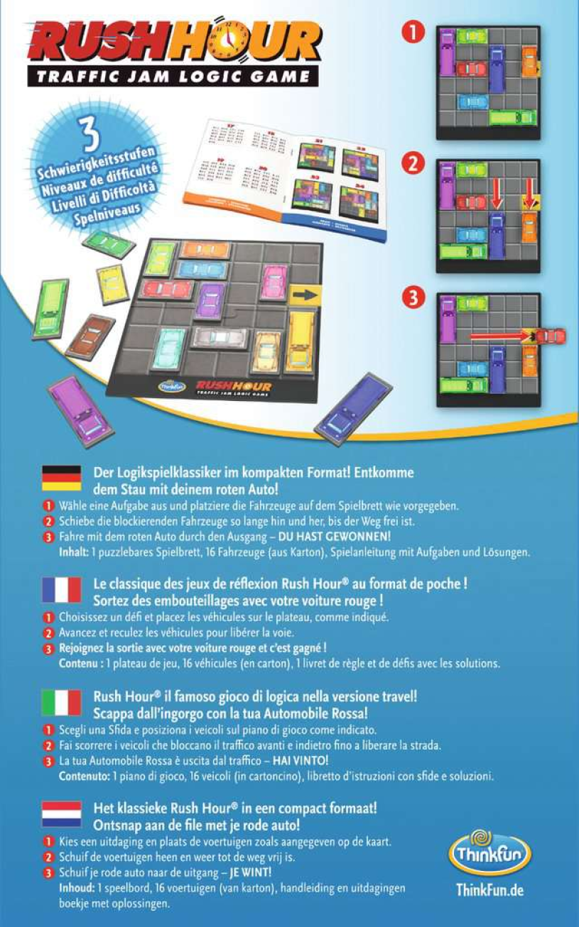 Ravensburger pocketspel Rush Hour