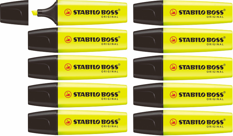 STABILO Boss Original geel 10 st