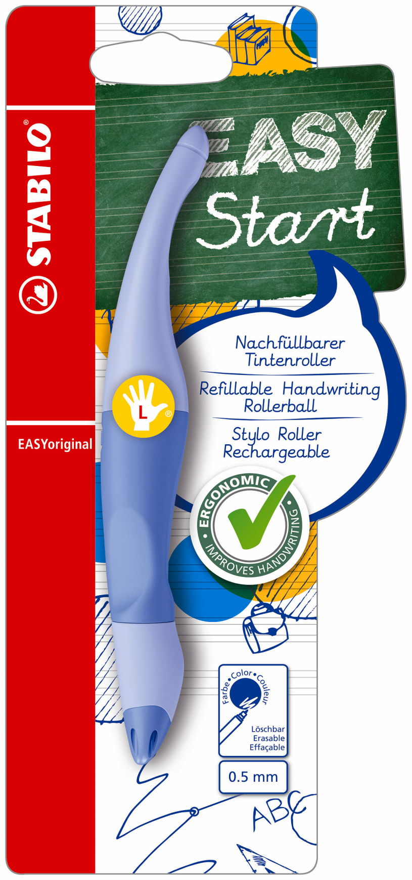 STABILO EASYoriginal L luchtig blauw blister