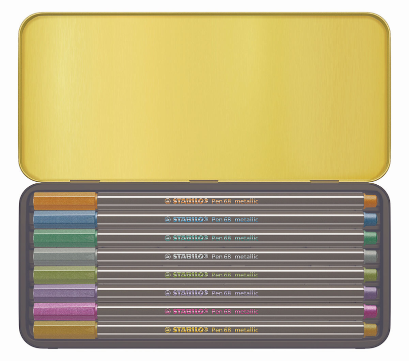 STABILO Pen 68 metallic K-Pop Demon Hunters wallet 8 stuks