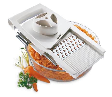 Leifheit Comfortline multifunctionele rasp 4+1 wit