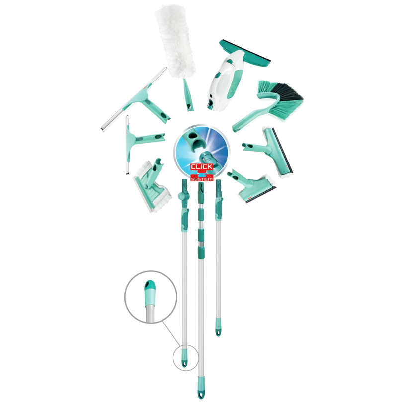 Leifheit telescoopsteel aluminium 145-400cm