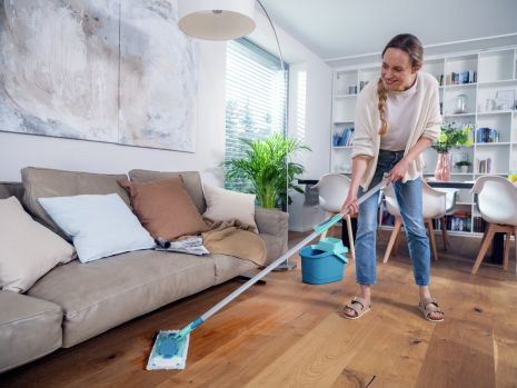 Leifheit powerclean vloerwisser M - 33cm telescoop 88-145cm
