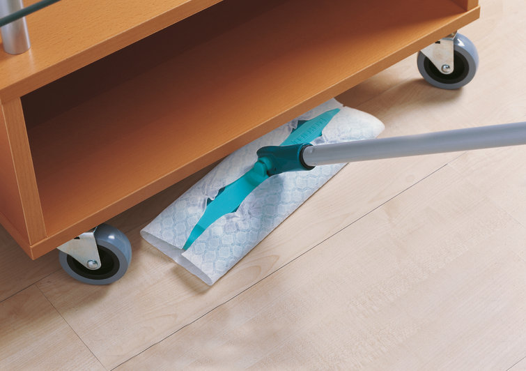 Leifheit clean & away vloerwisser met telescoopsteel