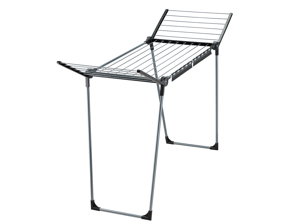 Leifheit droogrek Pegasus 150 Solid slim - zwart