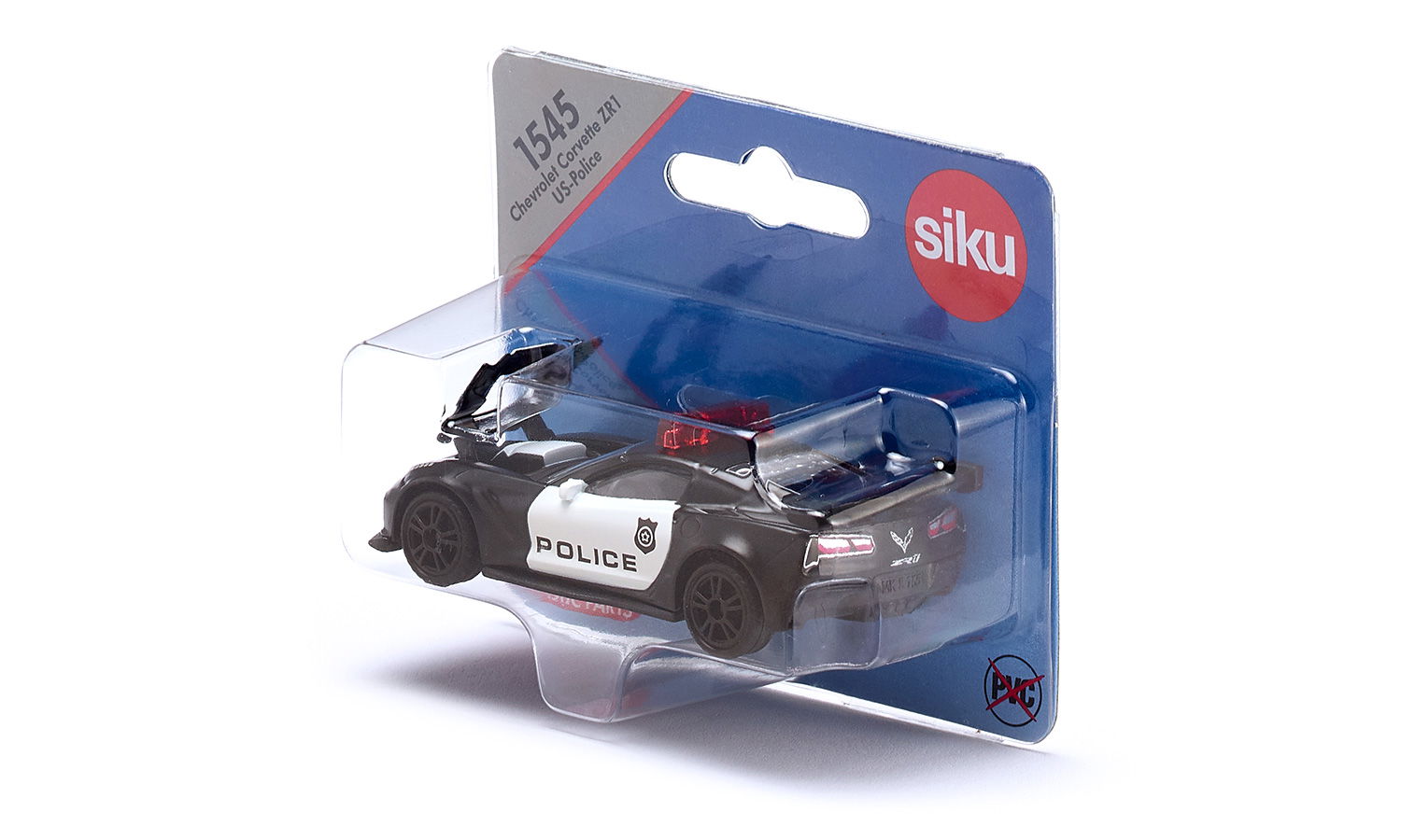 Siku blister serie 15 Chevrolet Corvette ZR1 Police