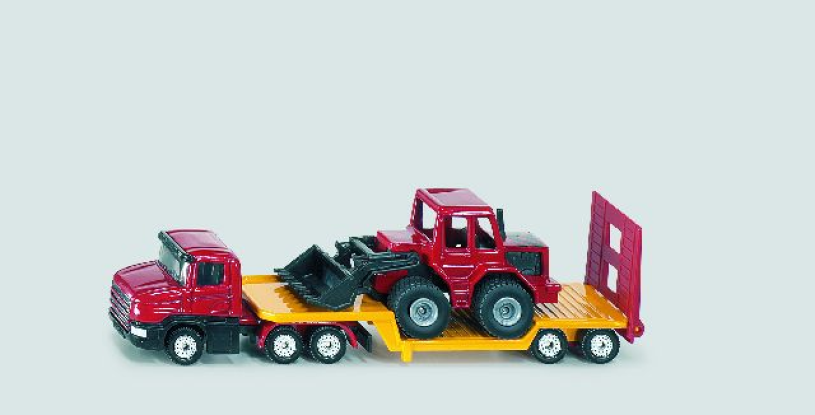 Siku blister serie 16 Dieplader met shovel