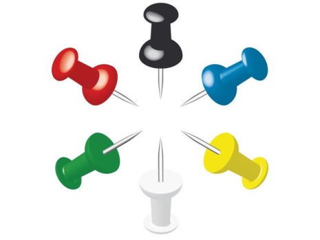 Pushpins Alco assorti