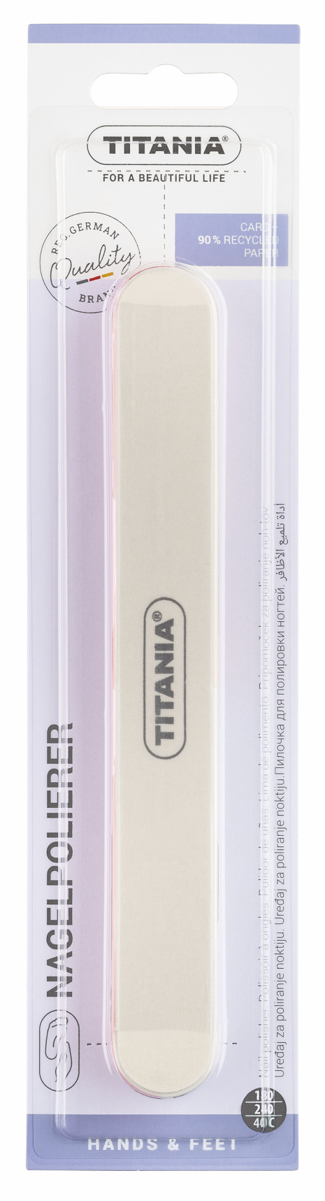 Titania Nagel polijster 6-zijdig 17.5cm