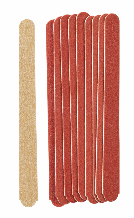 Titania Nagelvijl dubbelzijdig hout 11.5cm - 10 stuks