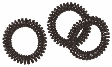 Titania Haar elastiek Anti Ziep 5cm 3 stuks - zwart