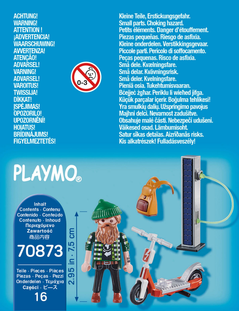 Playmobil Special Plus Hipster met e-scooter