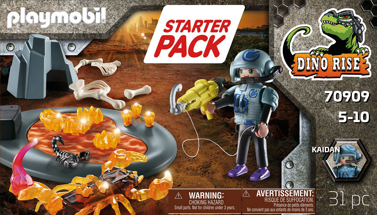 Playmobil Starterpack gevecht tegen de vuurschorpioen