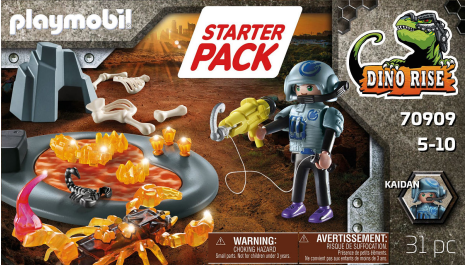 Playmobil Starterpack gevecht tegen de vuurschorpioen