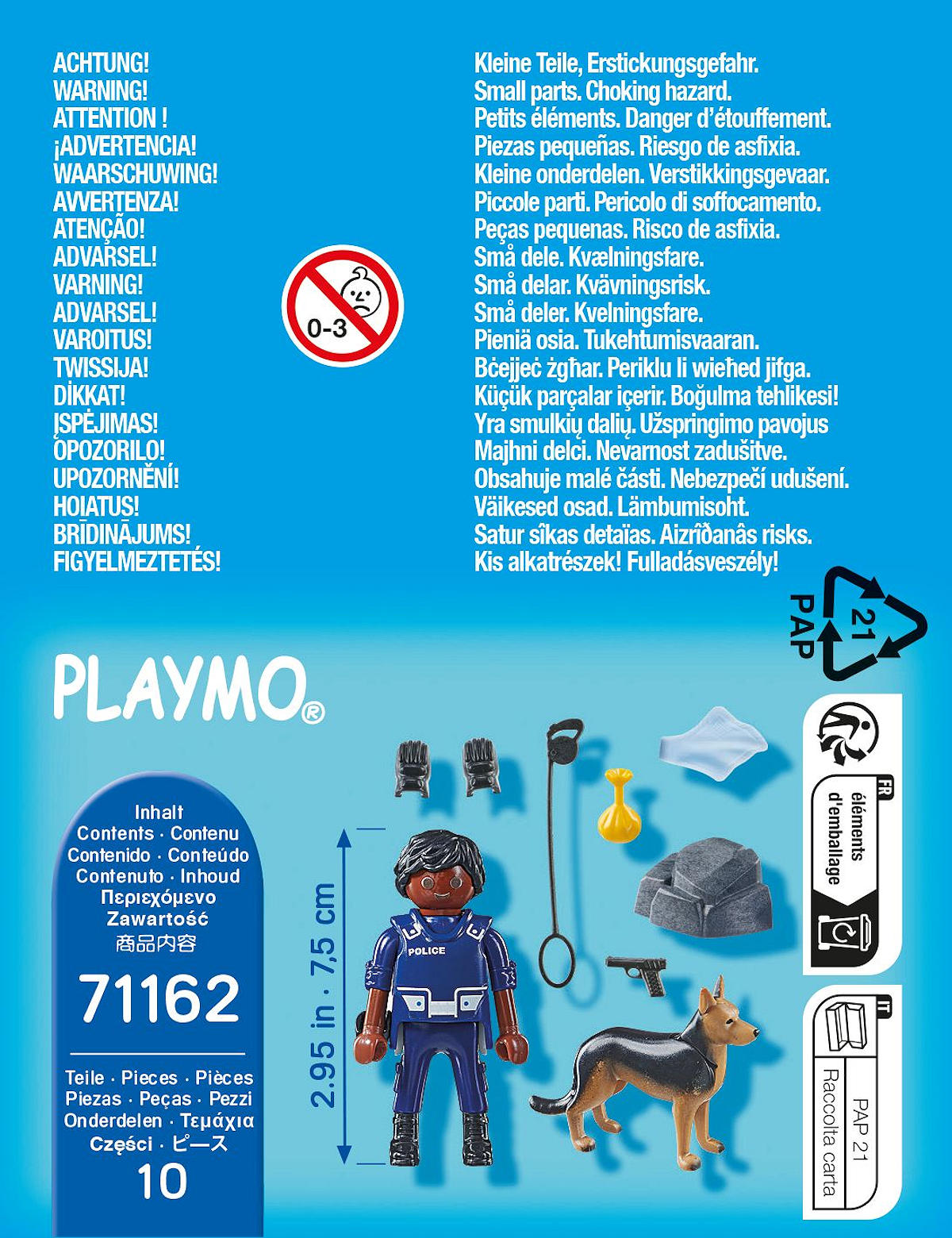 Playmobil Special Plus Politieagent met speurhond
