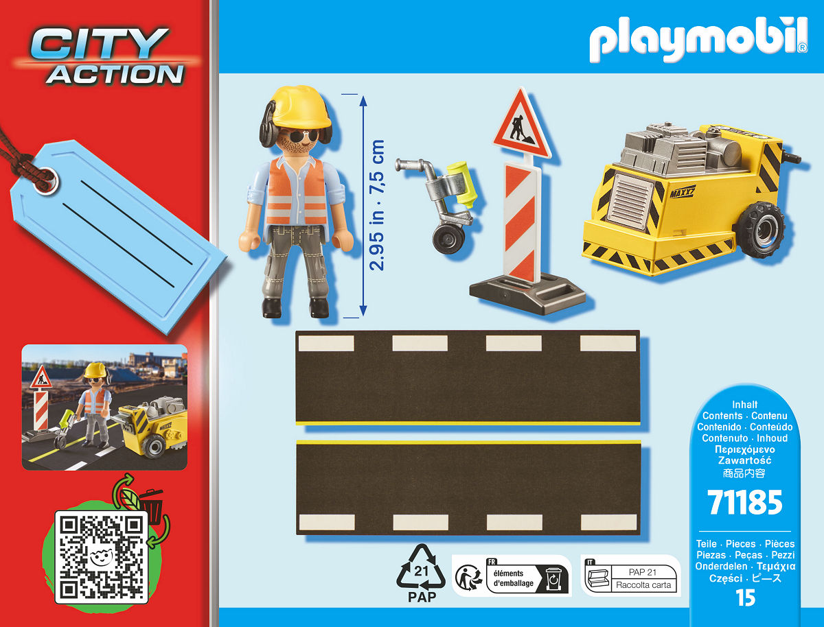 Playmobil Gift Sets Bouwvakker met randensnijder