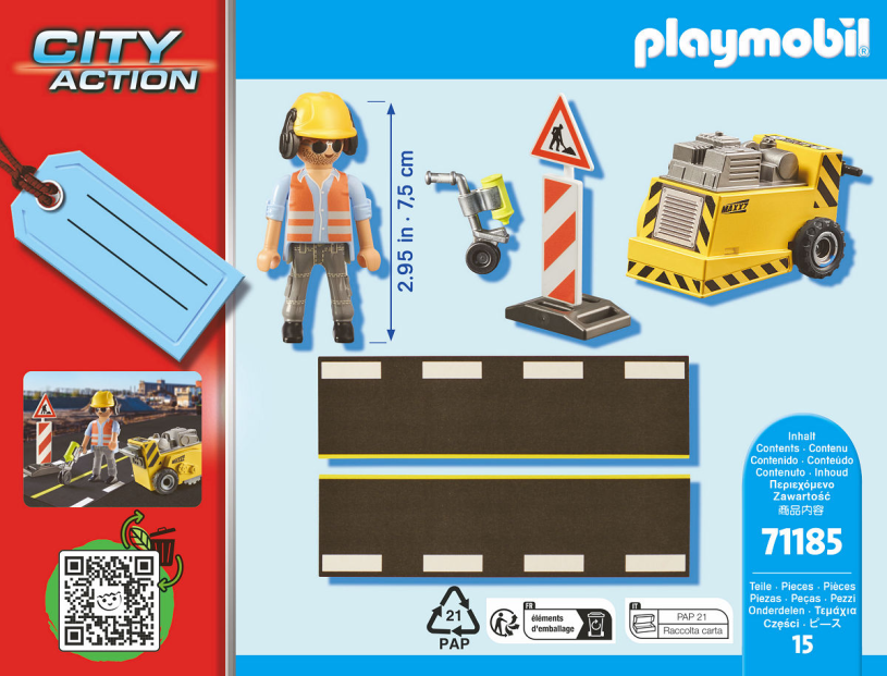 Playmobil Gift Sets Bouwvakker met randensnijder