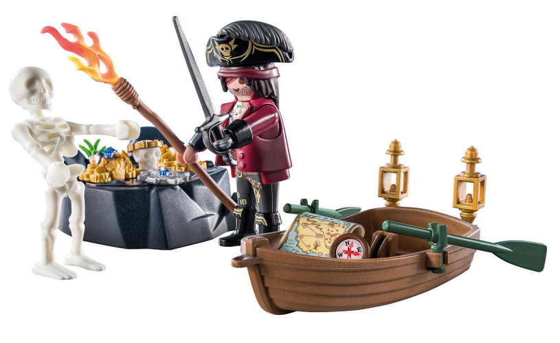 Playmobil Starterpack Piraat met roeiboot