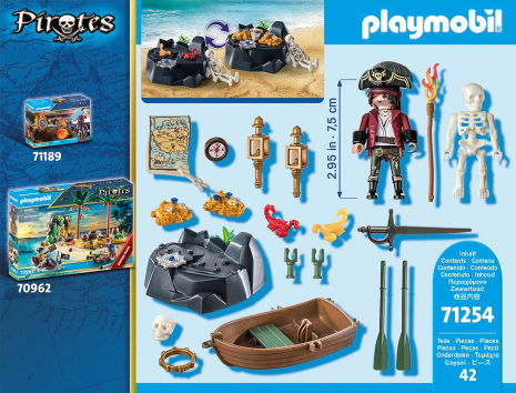 Playmobil Starterpack Piraat met roeiboot