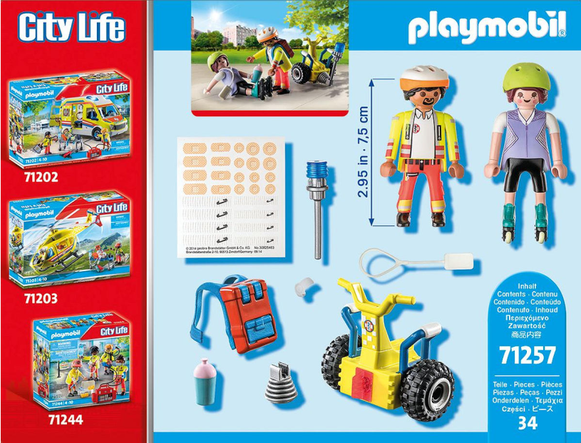 Playmobil Starterpack Rescue met segway