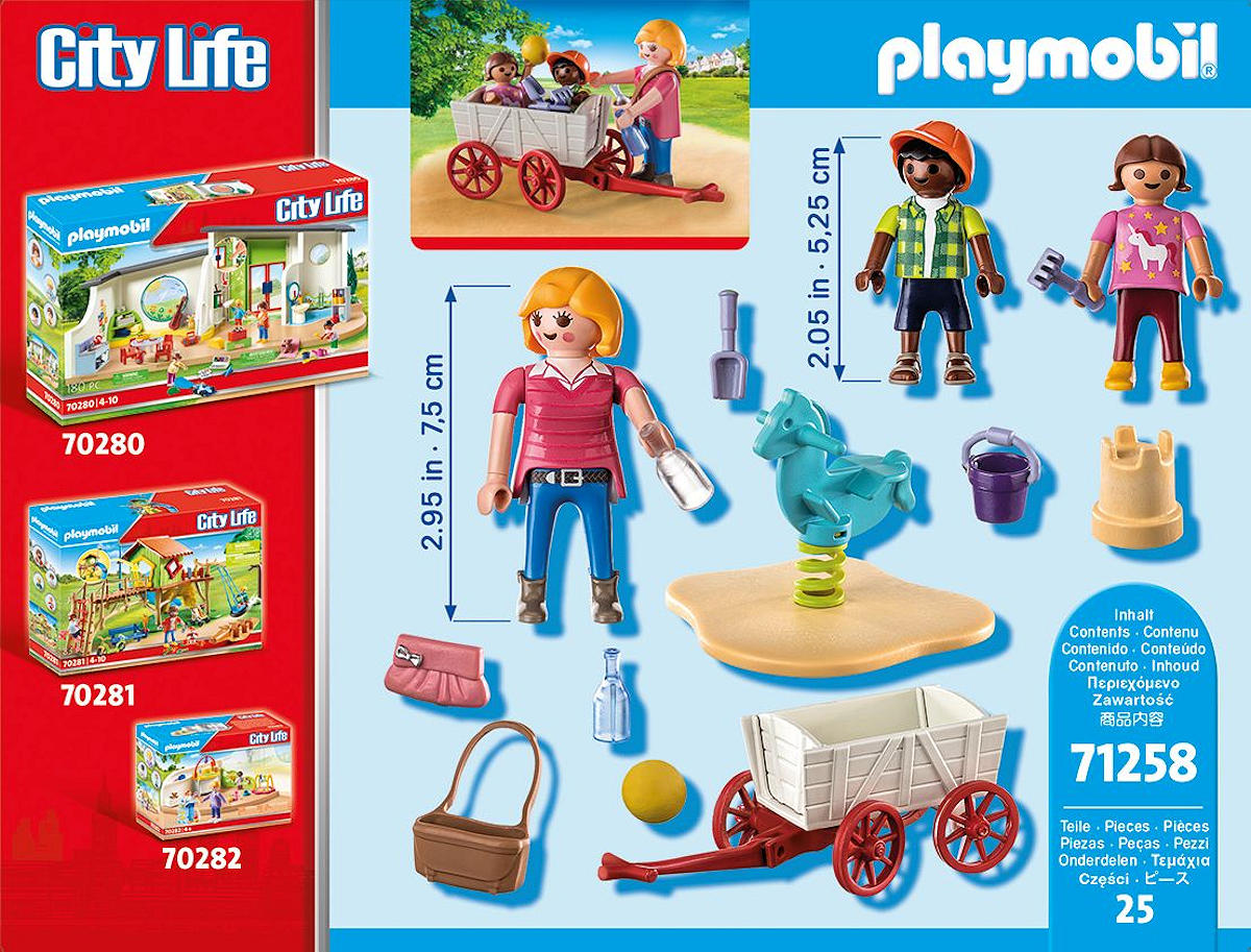 Playmobil Starterpack opvoeder met bolderwagen
