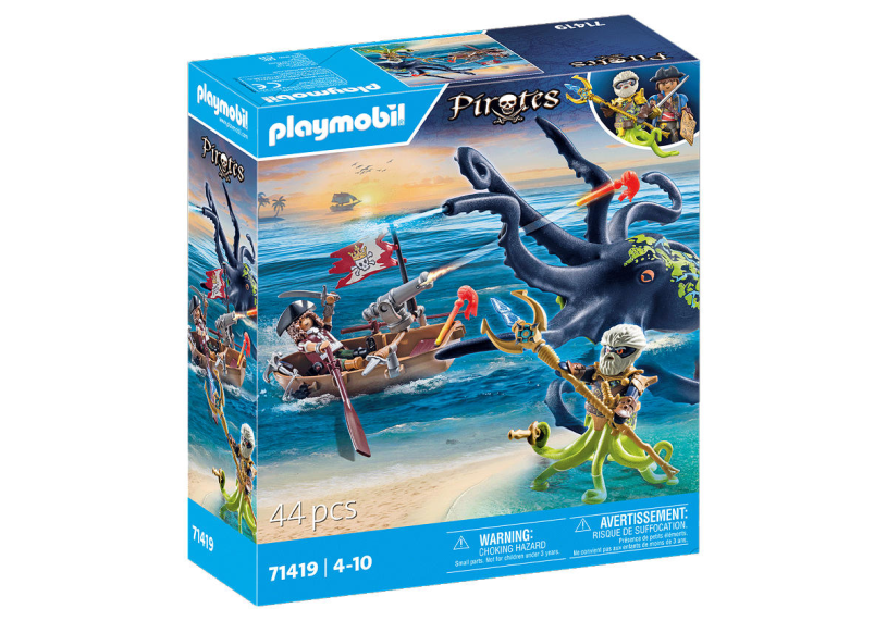 Playmobil Pirates Gevecht tegen de reuzenoctopus
