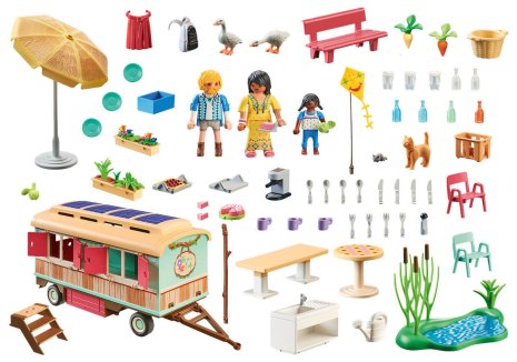 Playmobil Country Gezellig woonwagencafé